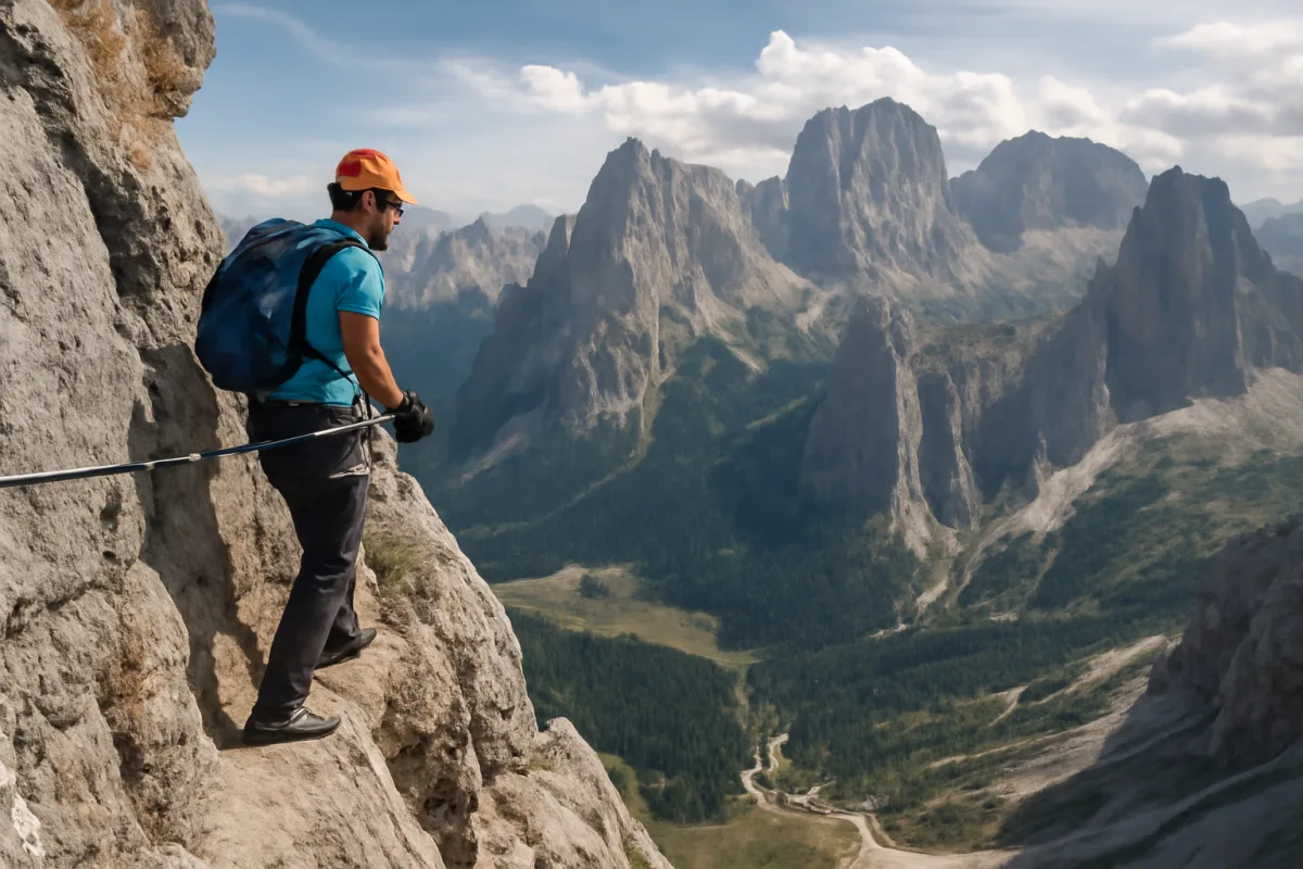 Via ferrata panoramica sulle Dolomiti: i punti dove la vista toglie il fiato