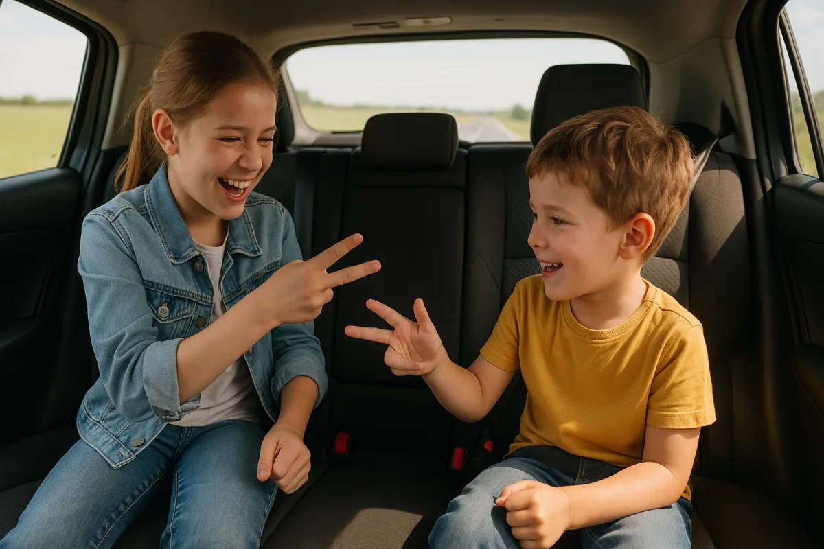 Come intrattenere i bambini in auto durante i lunghi tragitti: giochi veloci e divertenti