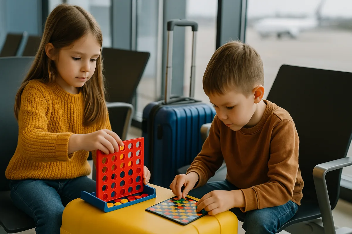 Giochi da viaggio per lunghe attese: quali sono i più efficaci per tenere buoni i bambini?