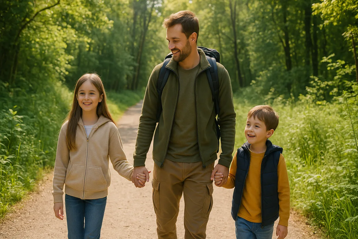 Passeggiate nella natura con i figli: i percorsi migliori per un’esperienza sicura e rilassante
