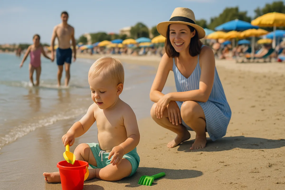 Spiagge sicure per bambini piccoli in Italia: il dettaglio che cambia la scelta