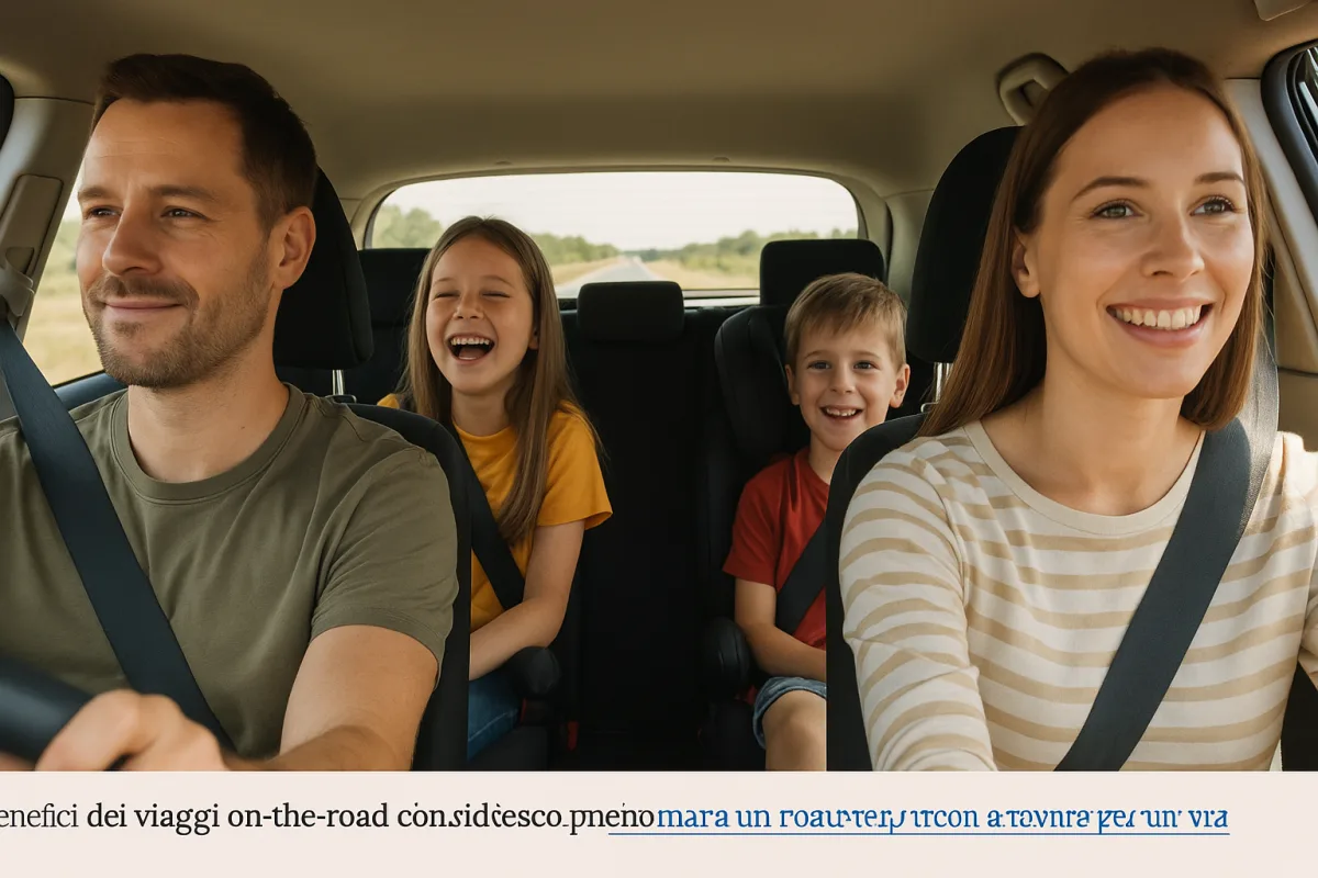 Road trip con bambini in auto: il ritmo di guida che cambia tutto