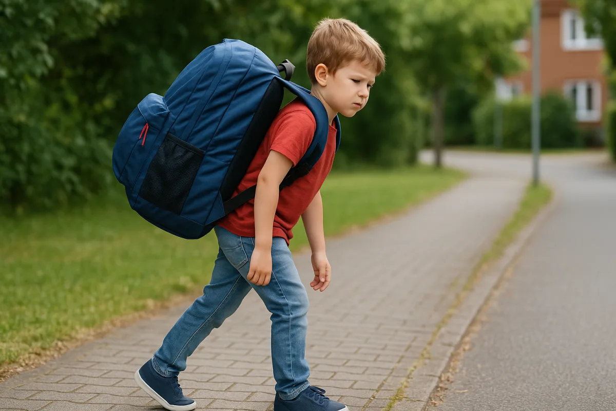 Zaino da viaggio per bambini piccoli: il peso massimo che in pochi rispettano