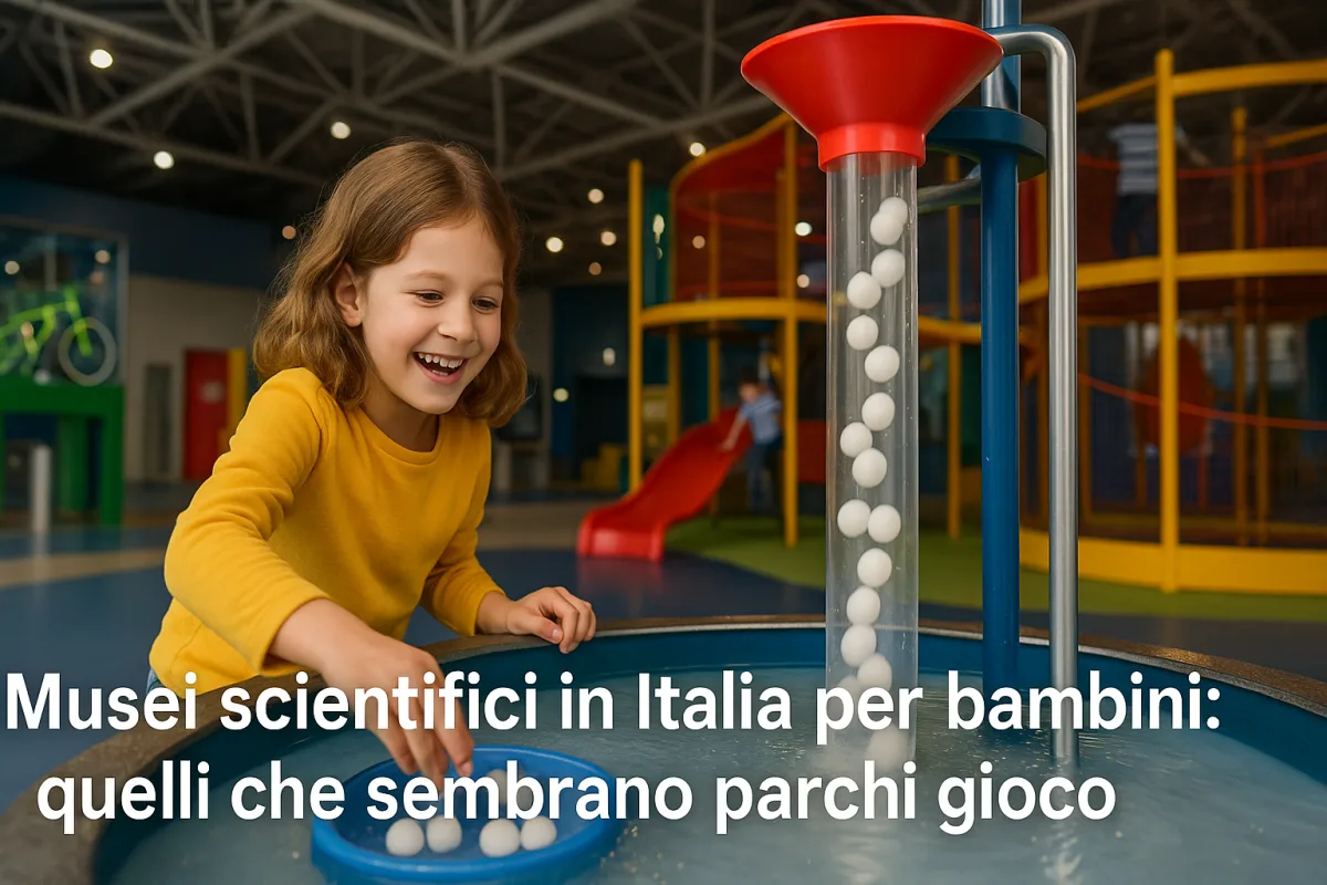 Musei scientifici in Italia per bambini: quelli che sembrano parchi gioco