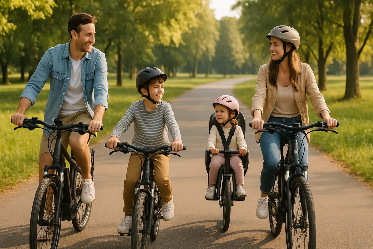 Bici a pedalata assistita in famiglia: il modello che cambia ogni uscita