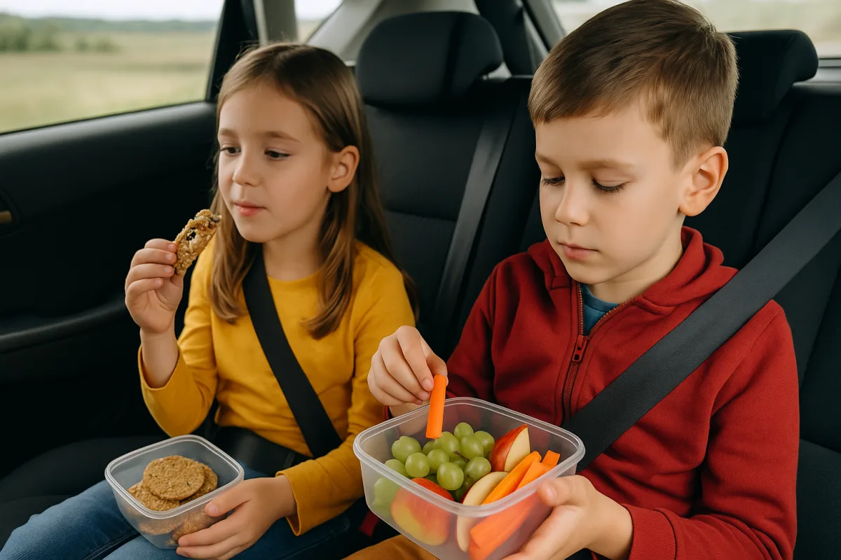 Snack sani per bambini in viaggio: quelli che reggono ore senza rovinarsi