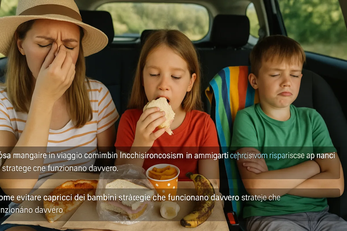 Cibo da portare in vacanza con bambini: gli errori che fanno rimpiangere la borsa frigo