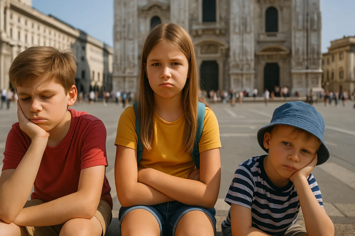 Bambini annoiati in città d'arte: l'approccio che ribalta la situazione