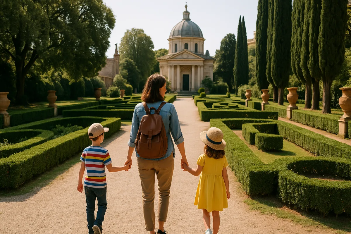 Giardini storici nelle città d'arte: il respiro che trasforma la visita coi bimbi