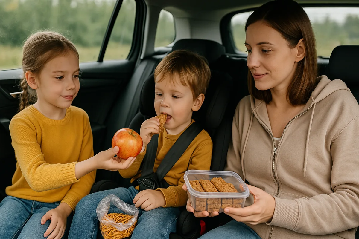 Merenda in viaggio con bambini piccoli: le alternative leggere che funzionano davvero