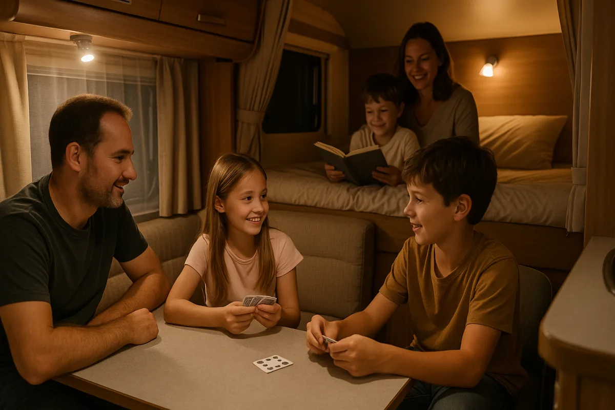Notti in camper con bambini: come gestire spazi stretti senza tensioni