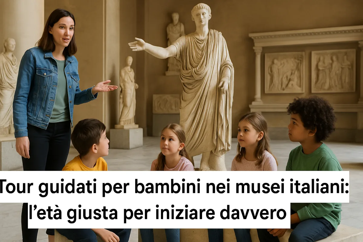 Tour guidati per bambini nei musei italiani: l'età giusta per iniziare davvero