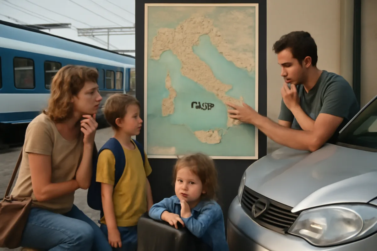 Da Trani a Roma sono 450 km: conviene il treno o l'auto con bambini?