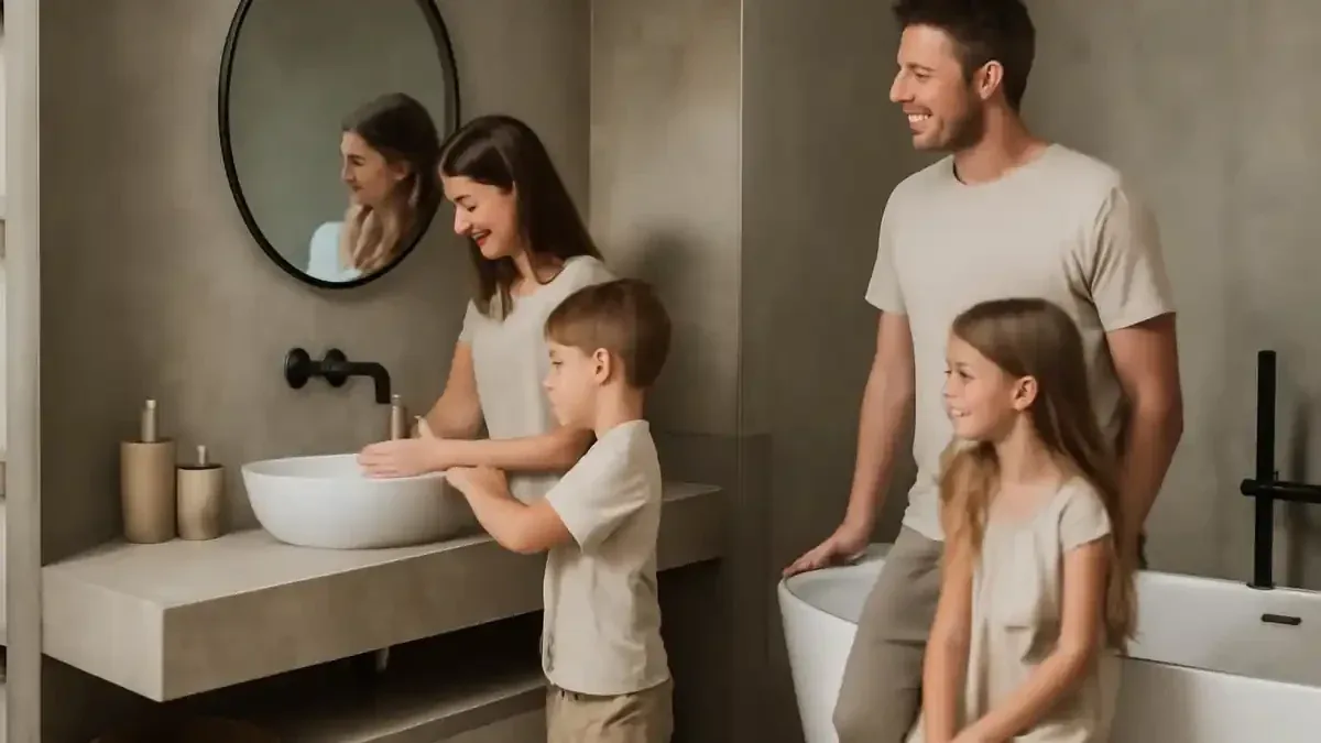 Due bagni per una famiglia: quando il secondo servizio cambia davvero la routine del mattino