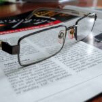 Immagine di occhiali da vista con un modulo di richiesta bonus occhiali.