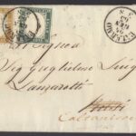 Collezione di vecchi francobolli italiani, evidenziando esemplari rari e preziosi.